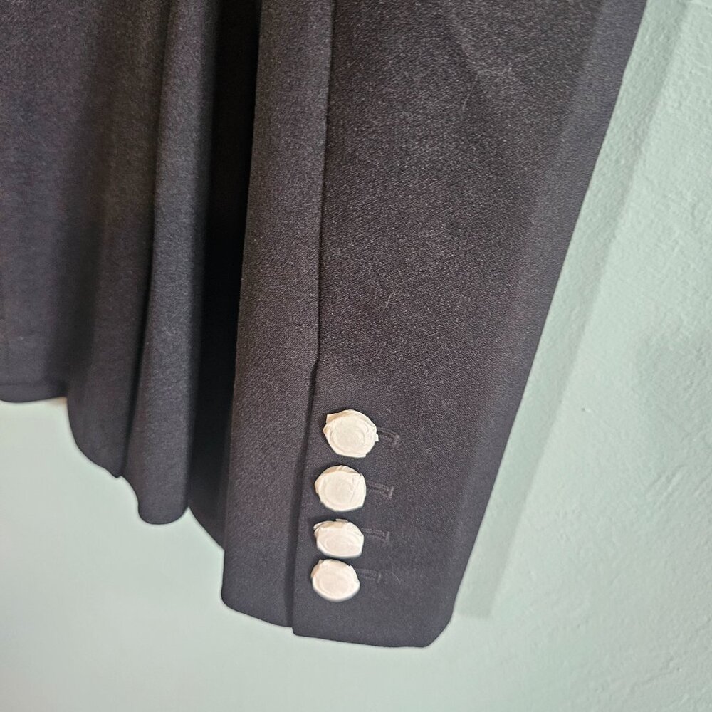 NWT | White House Black Market 3-Button Fashion Blazer | Black | 12 - Picture 5 of 12
